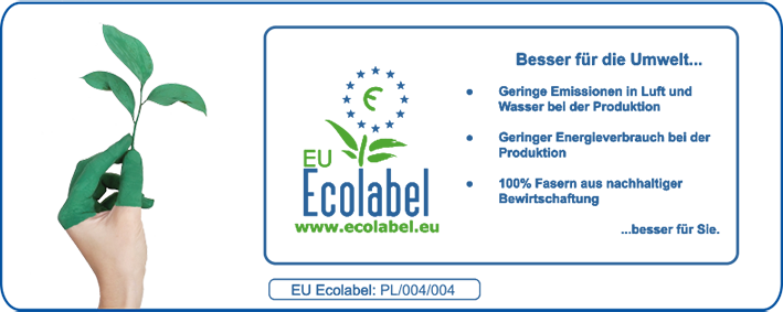Falthandtücher 1 lagig grün #022 im Kartonversand kaufen mit EU ECOLABEL